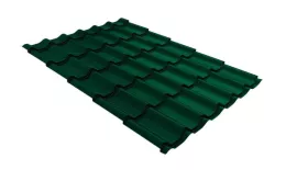 Металлочерепица Grand Line Classic 0.45 Drap RAL 6005 зеленый мох купить в екатеринбурге