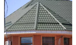 Металлочерепица Ламонтерра-Х VikingMP 0.45 мм RAL 6005 купить в екатеринбурге