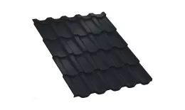 Металлочерепица Трамонтана-XL VALORI 0.5 мм DarkGrey Темно-серый купить в екатеринбурге
