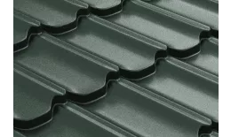 Металлочерепица GL Kvinta Plus 3D 0,5 GreenCoat Pural Matt RR 11 темно-зеленый купить в екатеринбурге