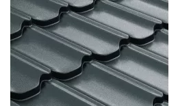 Металлочерепица GL Kvinta Plus 3D 0,5 Rooftop Matte (Стальной Бархат) RAL 7016 антрацитово-серый купить в екатеринбурге