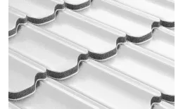 Металлочерепица Grand Line Kvinta Plus 3D 0,45 Полиэстер RAL 9003 сигнальный белый купить в екатеринбурге