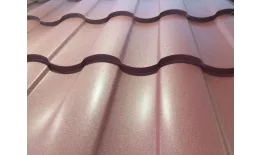 Металлочерепица Grand Line Kredo 0.5 Satin Matt RAL 8017 шоколад купить в екатеринбурге
