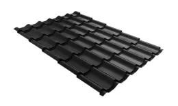 Металлочерепица Grand Line Classic PurLite Matt 0.5 RAL 9005 черный купить в екатеринбурге