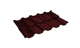 Металлочерепица GL Kvinta Uno 0,5 GreenCoat Pural RAL 3009 оксидно-красный купить в екатеринбурге