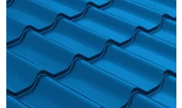 Металлочерепица Grand Line Classic Полиэстер 0.4 RAL 5005 сигнальный синий купить в екатеринбурге