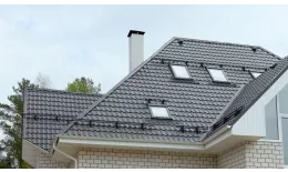 Металлочерепица Grand Line Classic Полиэстер 0.4 RAL 5005 сигнальный синий купить в екатеринбурге