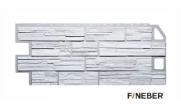 Фасайдинг FineBer ДАЧНЫЙ СЛАНЕЦ Белый купить в екатеринбурге