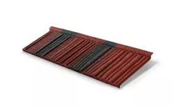 Композитная черепица Metrotile WoodShake Красно-черный купить в екатеринбурге