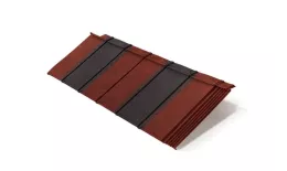 Композитная черепица Metrotile IPanel Красно-черный купить в екатеринбурге