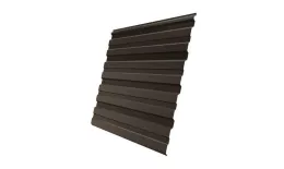 Профнастил Grand Line С10 R Satin Matt 0,5 мм RAL 8019 Темно-коричневый купить в екатеринбурге