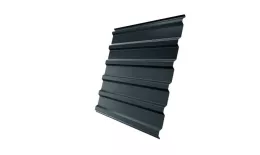 Профнастил Grand Line С20R Rooftop Matte (Стальной бархат) 0,5 мм RAL 7016 Антрацитово-серый купить в екатеринбурге