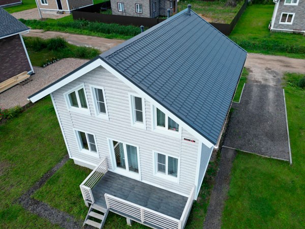 двухскатные крыши под металлочерепицу В еКАТЕРИНБУРГЕ