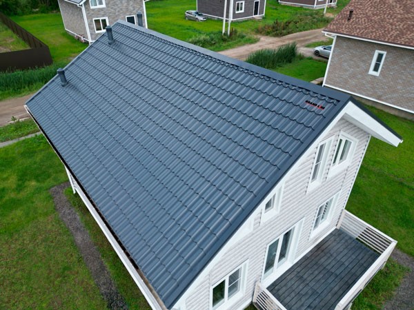 двухскатные крыши под металлочерепицу