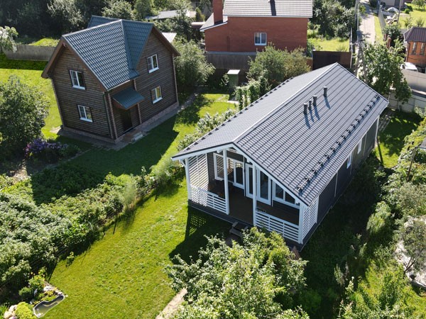 двухскатная металлочерепица С тд кРОВЕЛЬНЫЙ