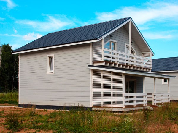 двухскатная металлочерепица