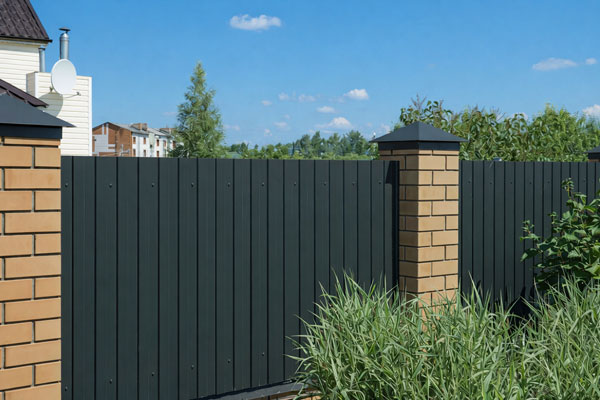 забор глухой между соседями