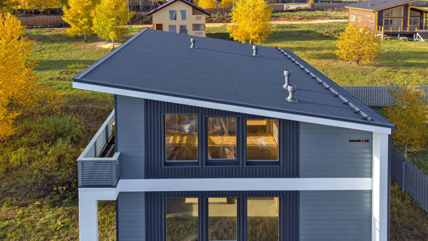 Монтаж и преимущества односкатной крыши из профнастила в Свердловской Области односкатная крыша из металла