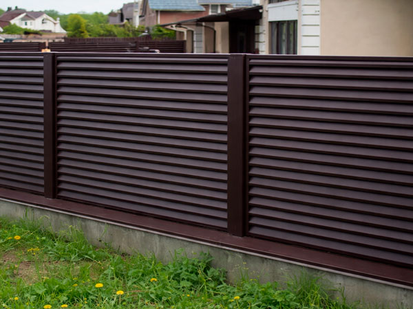 Забор жалюзи